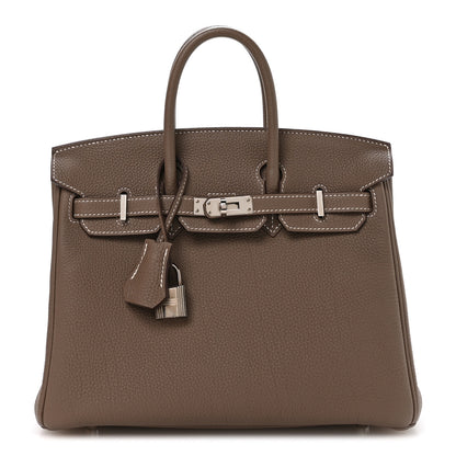 Hermes Togo Birkin 25 Etoupe 1 of 10