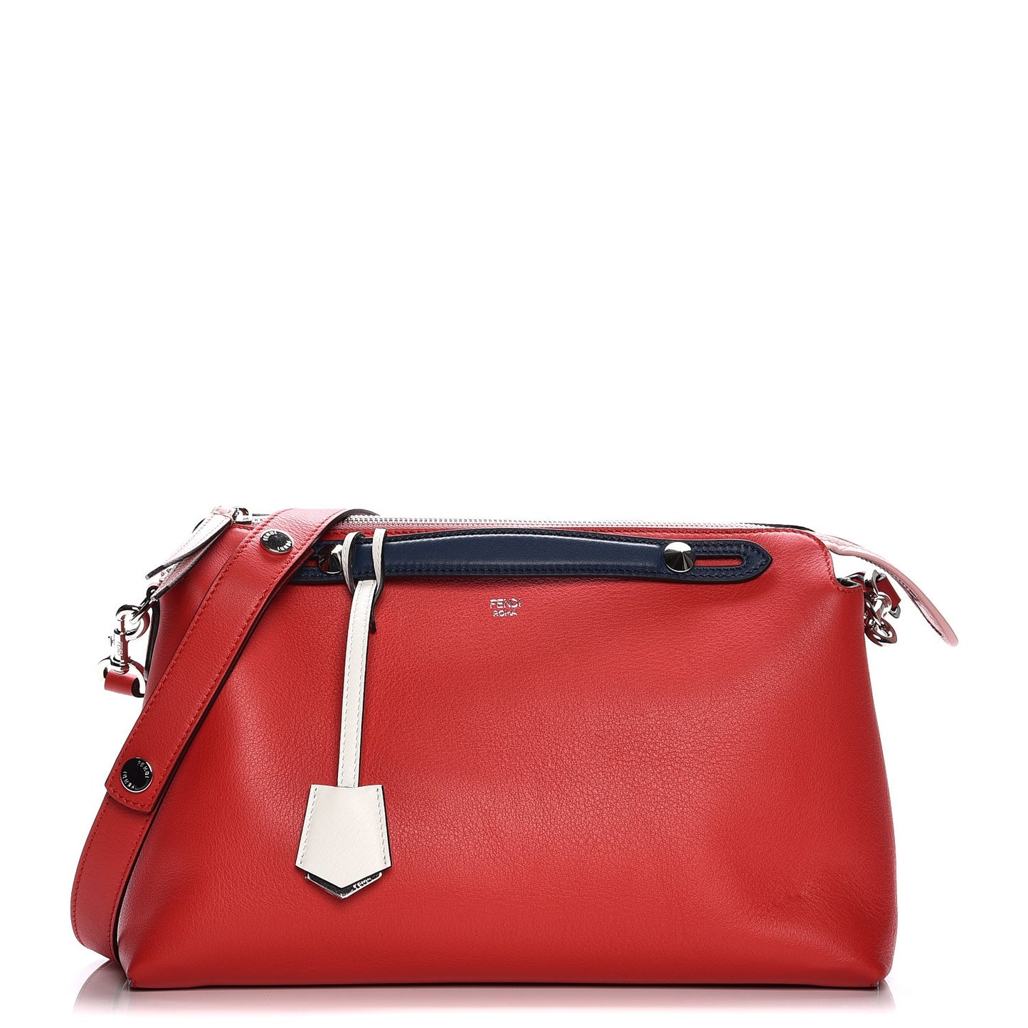 Vitello Dolce 4 Color Large By The Way Boston Bag Caipiroska Blue Multicolor