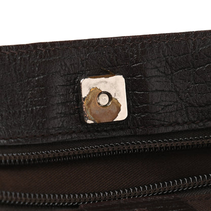 Gucci GG Plus Monogram Small Vertical Tote Dark Brown 10 of 14