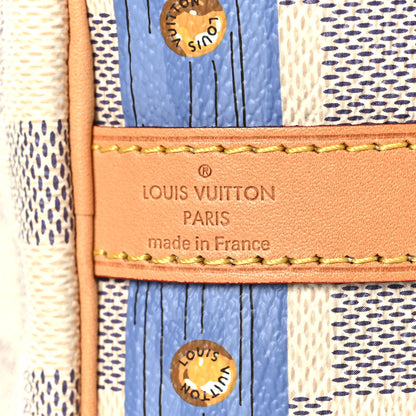 Louis Vuitton Damier Azur Summer Trunks Speedy Bandouliere 30 6 of 9