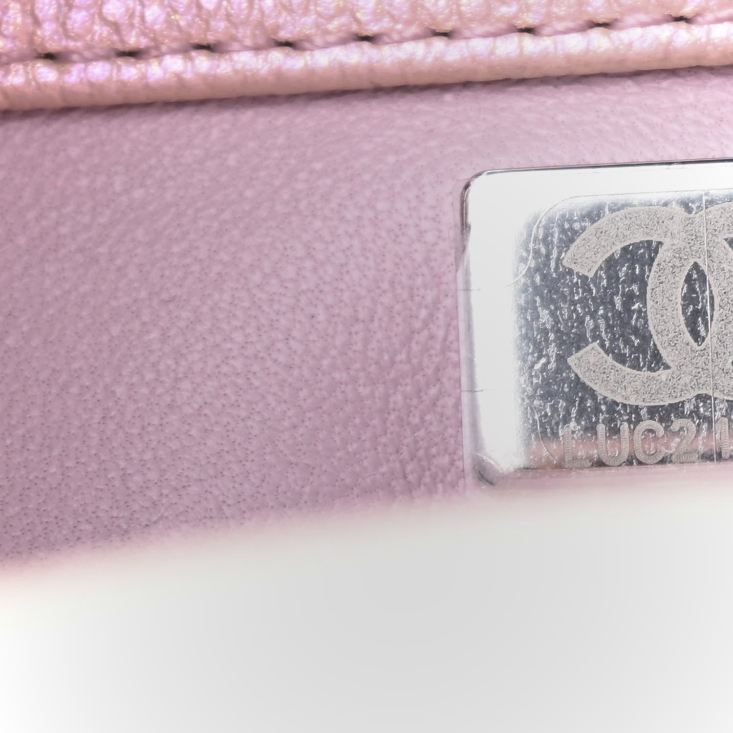 Chanel Iridescent Caviar Quilted Mini Coco Handle Flap Pink 7 of 9