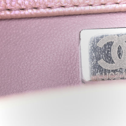Chanel Iridescent Caviar Quilted Mini Coco Handle Flap Pink 7 of 9