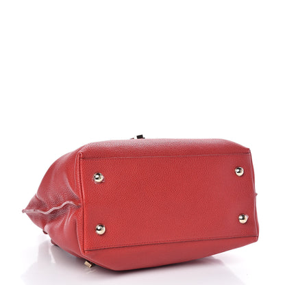 Mulberry Small Classic Grain Kensington Poppy Red 5 of 11