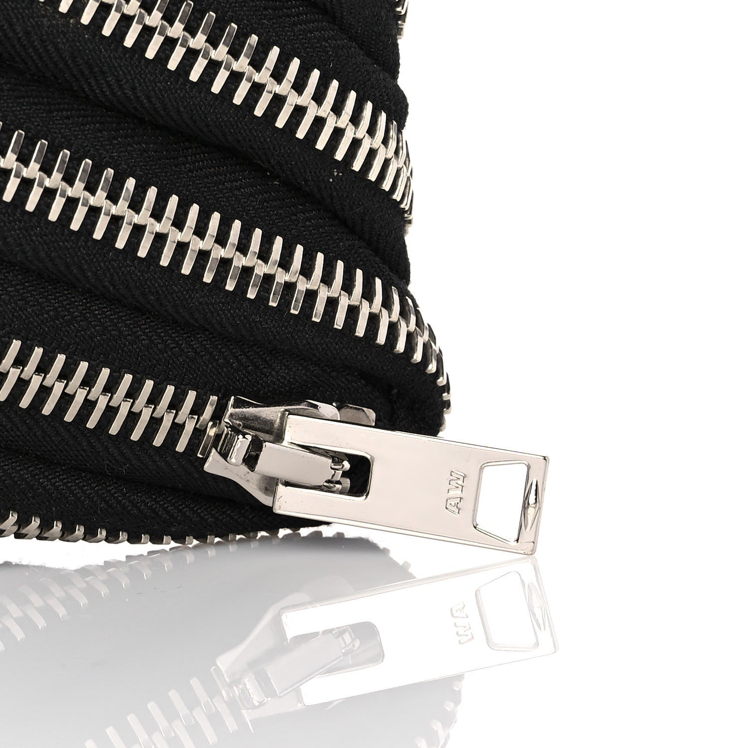 Alexander Wang Metal Nylon Zipper Clutch Black 11 of 12