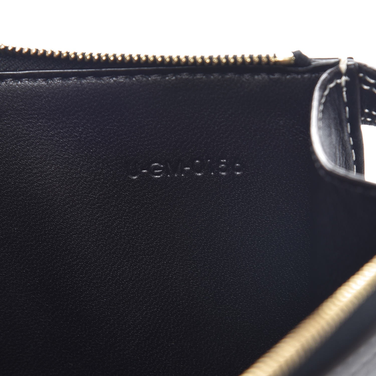 Celine Smooth Calfskin Ring Clutch Black 8 of 9