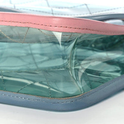 Chanel Lambskin PVC Quilted Mini Coco Splash Flap Blue Green 10 of 12