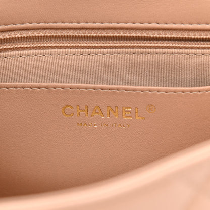 Chanel Lambskin Quilted Large CC Funky Town Flap Beige 6 of 10
