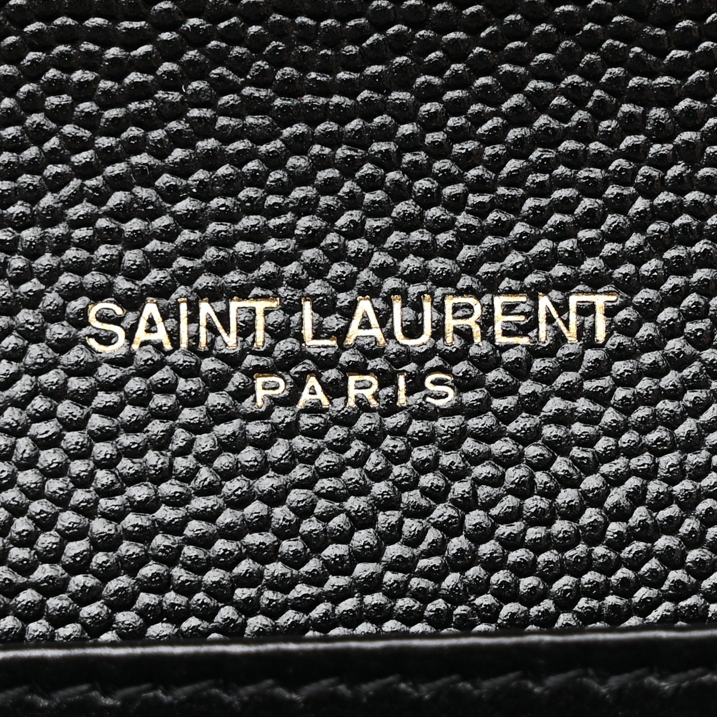 Grain De Poudre Monogram Cassandra Chain Wallet Black