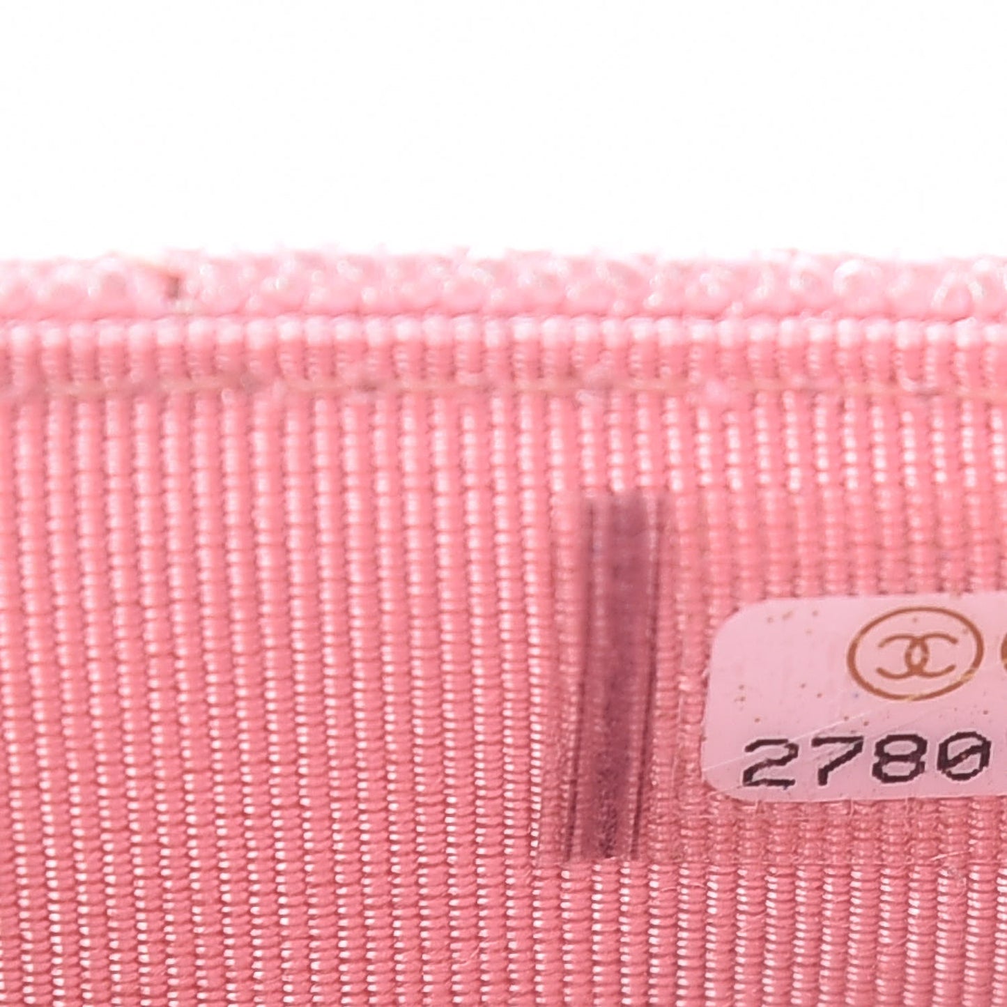 Iridescent Caviar Quilted Wallet on Chain WOC Rose Pink