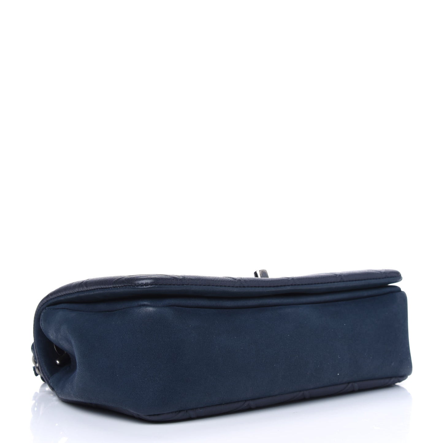 Calfskin Diamond Embossed New Chic Flap Blue