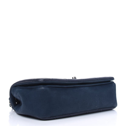 Chanel Calfskin Diamond Embossed New Chic Flap Blue 3 of 6