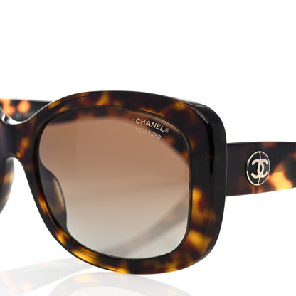 Chanel Acetate Polarized CC Sunglasses 5322 Marron Fonce 7 of 8