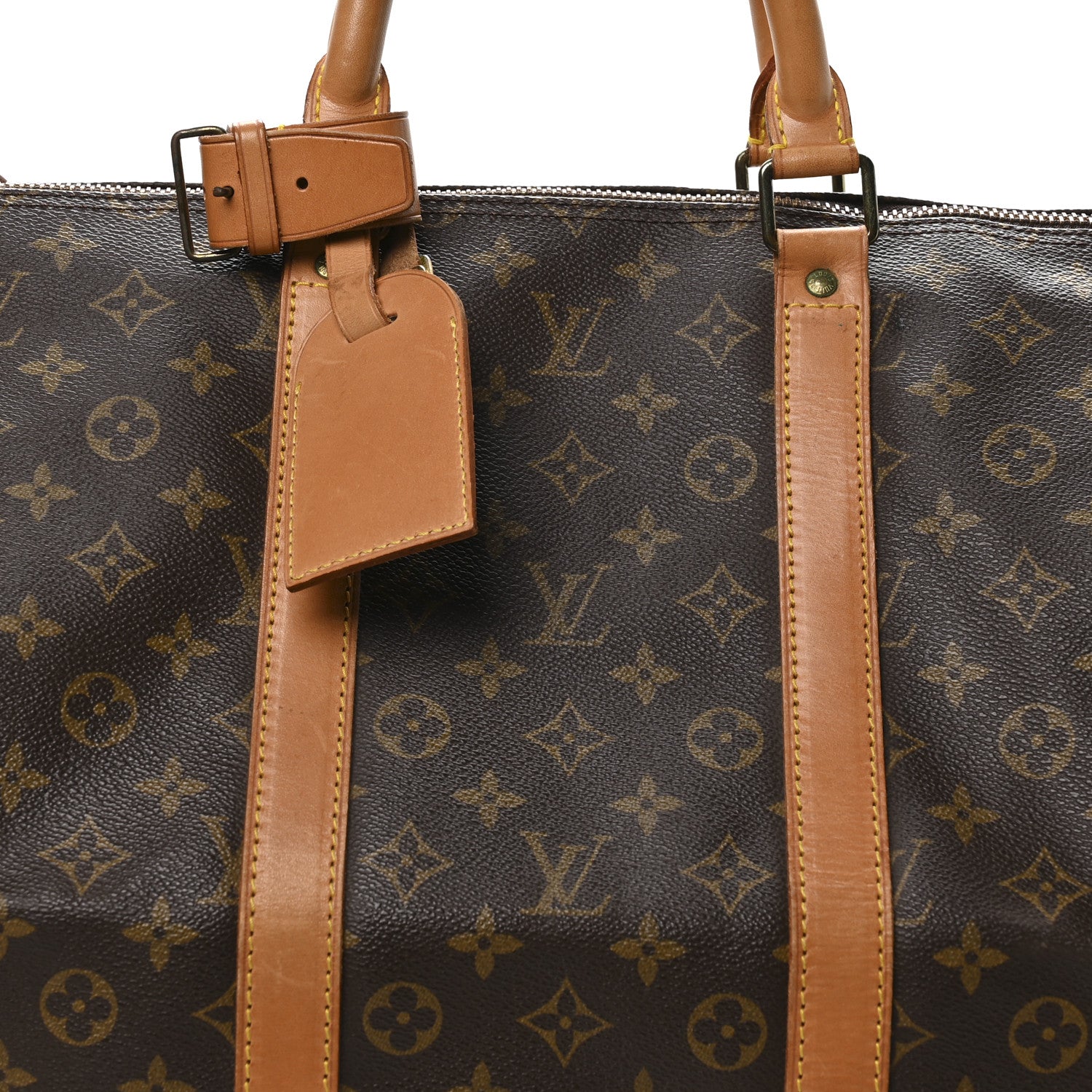 Louis Vuitton Monogram Keepall Bandouliere 55 7 of 9