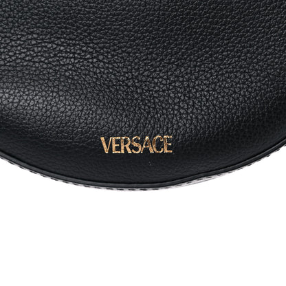 Versace Calfskin La Medusa Round Camera Bag Black 10 of 10