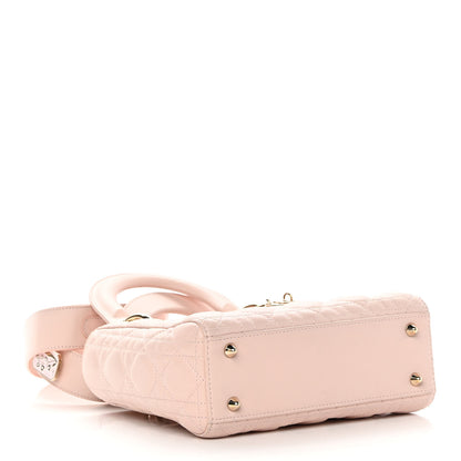 Christian Dior Lambskin Cannage Small Lucky Badges My Lady Dior Pink 4 of 16