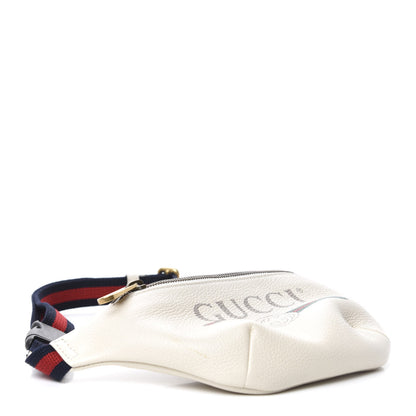 Gucci Grained Calfskin Small Logo Belt Bag White 3 of 10