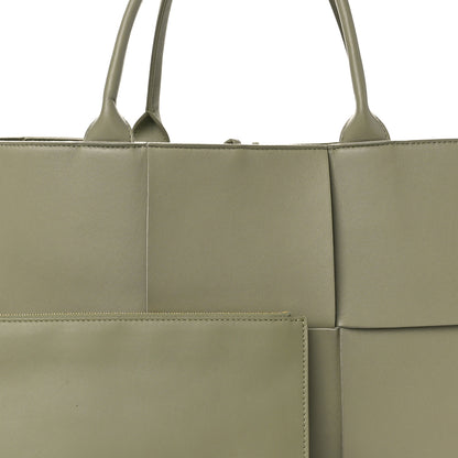 Bottega Veneta Nappa Maxi Intrecciato Medium Arco Tote Travertine 7 of 9