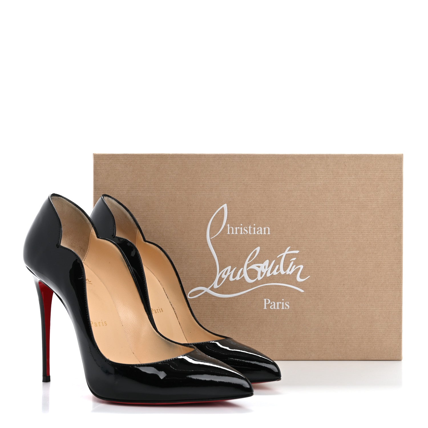 Christian Louboutin Patent Hot Chick 100 Pumps 39 Black 11 of 11