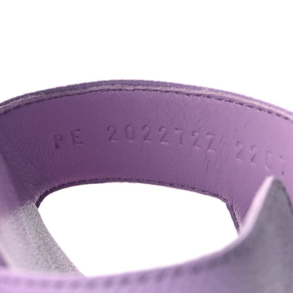 Hermes Epsom Oran Sandals 40 Violet Amethyste 12 of 14