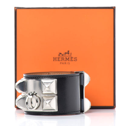 Hermes Box Collier de Chien CDC Bracelet T1 Black 6 of 6