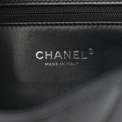 Chanel Lambskin Quilted Small CC Filigree Flap Black 6 of 13