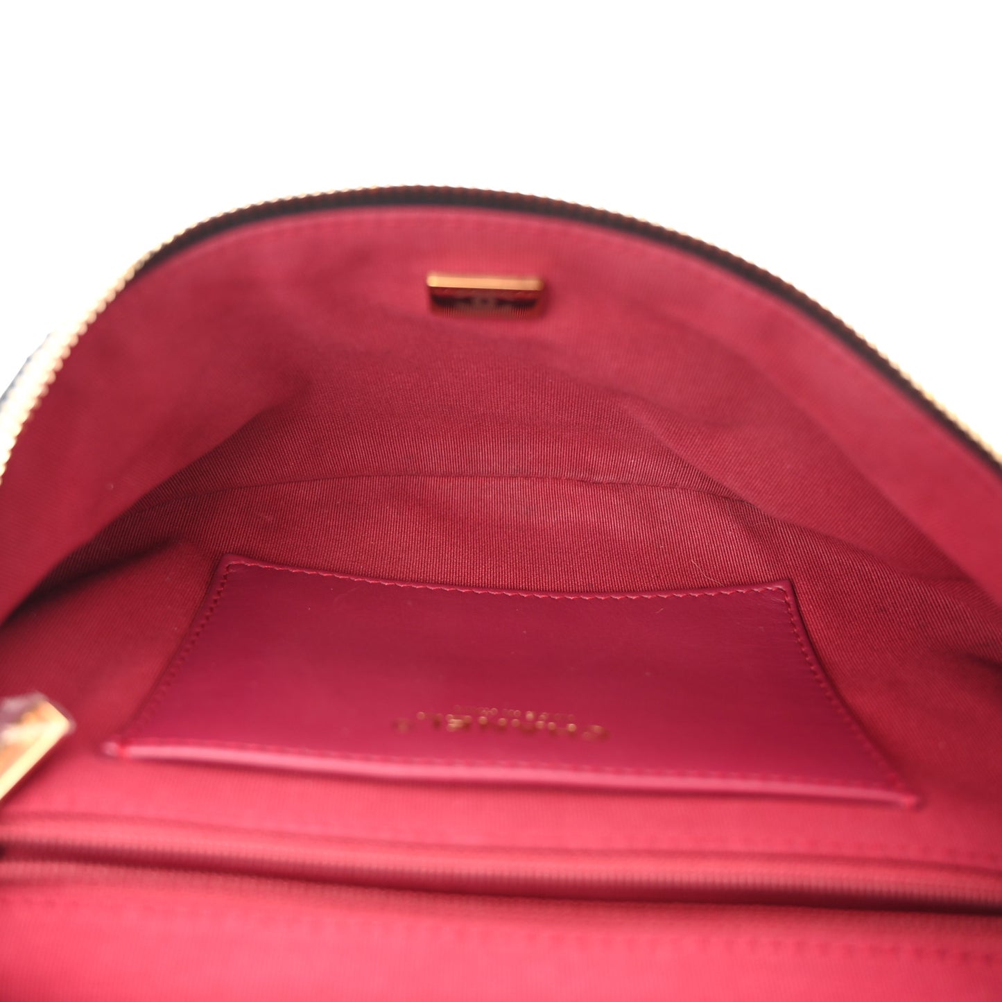 Lambskin Pearl Quilted CC Belt Bag Black