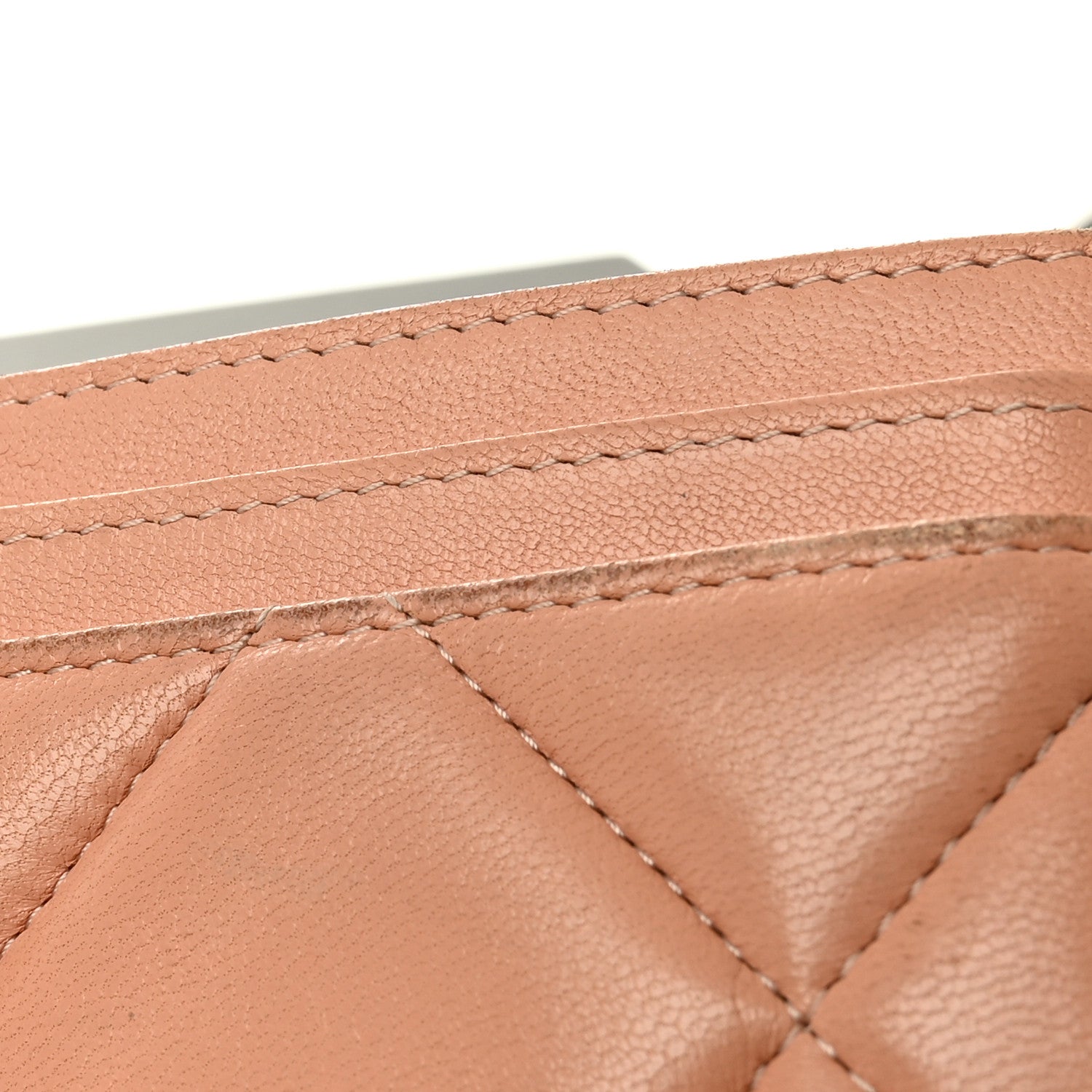 Chanel Lambskin Quilted 19 Card Holder Beige 9 of 10