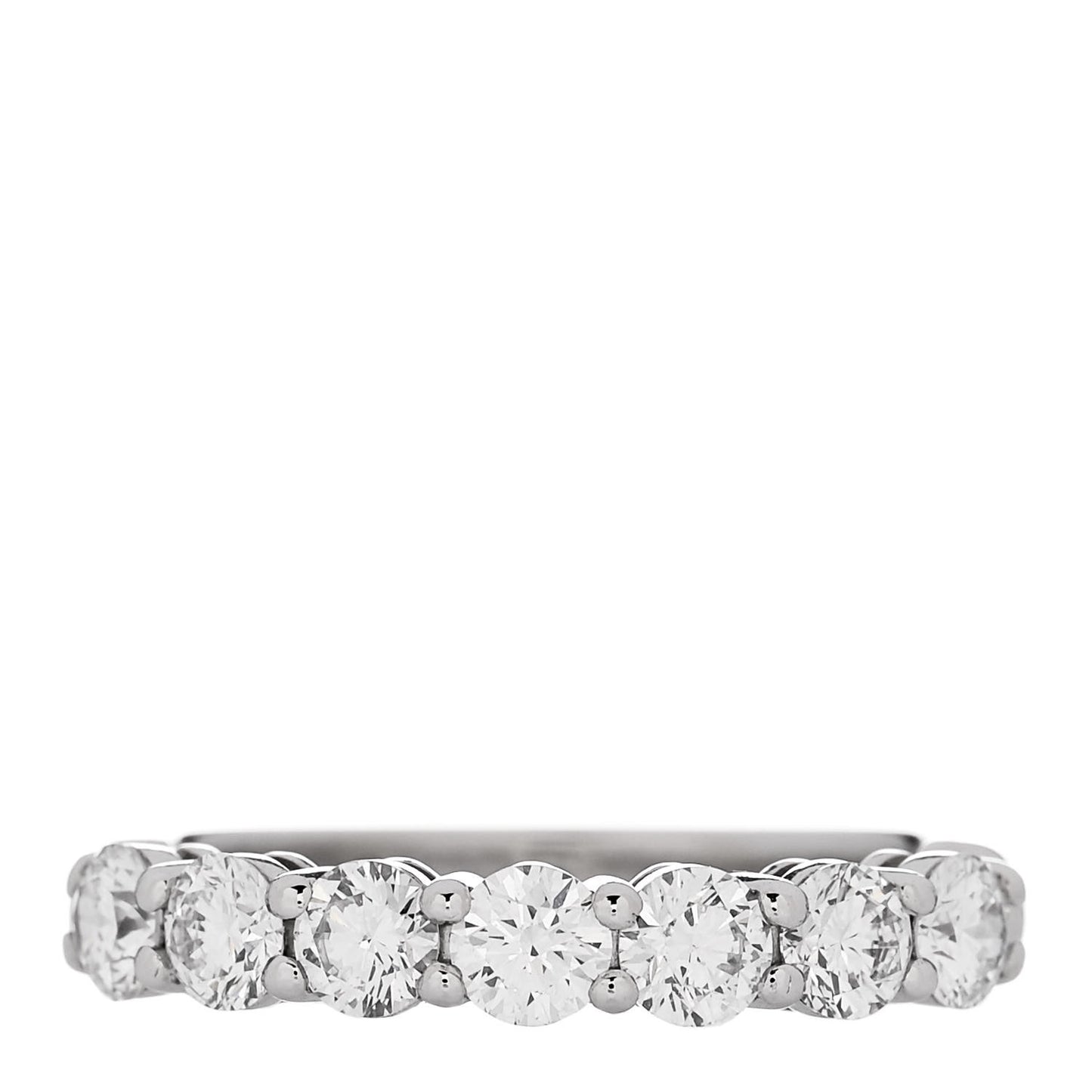 Platinum Diamond .91ctw 3.5mm Embrace Band Ring 50 5.5