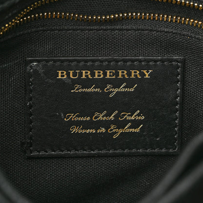 Burberry Derby Calfskin House Check Small Camberley Black 6 of 11