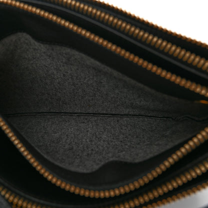 Celine Goatskin Small Trio Crossbody Bag Black 5 of 11
