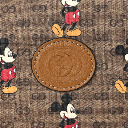 Gucci X DISNEY Mini Vintage GG Supreme Monogram Mickey Mouse Shoulder Bag Beige Vintage Sun Oil 8 of 11