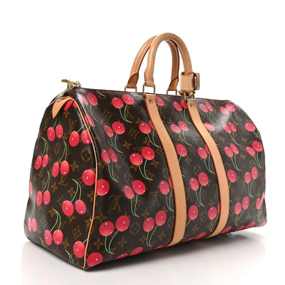 Louis Vuitton Monogram Cerises Keepall 45 2 of 9