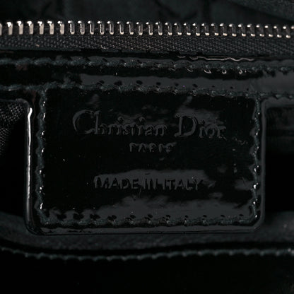 Christian Dior Patent Cannage Large Lady Dior Black 6 of 13