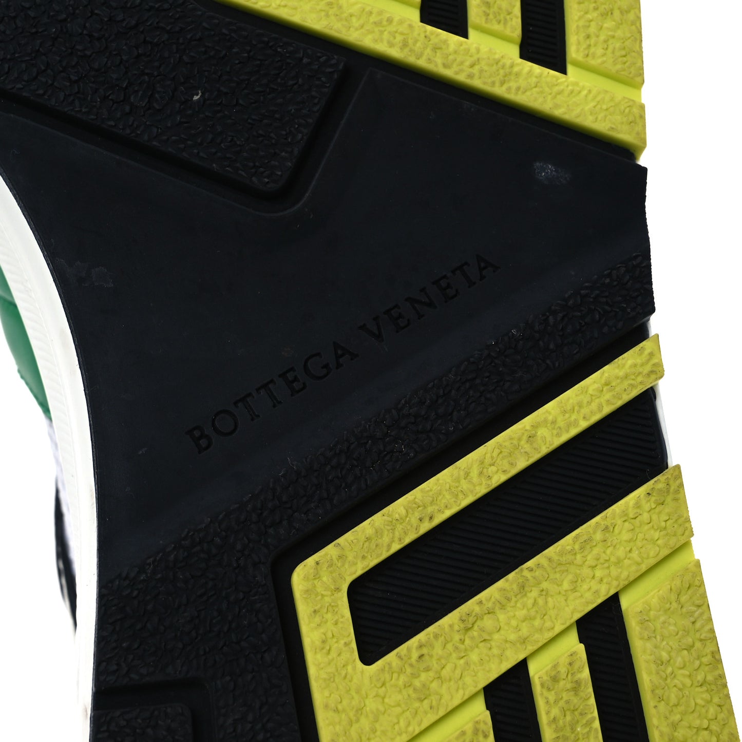 Calfskin Technical Mesh Speedster Sneakers 40 White Black Green