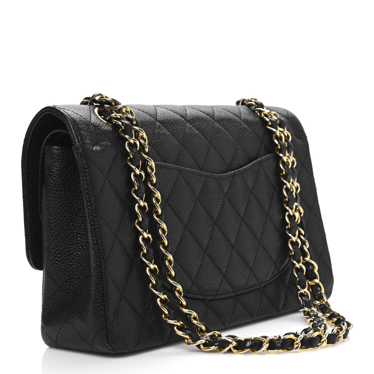 Chanel Caviar Quilted Medium Double Flap Black 3 of 13