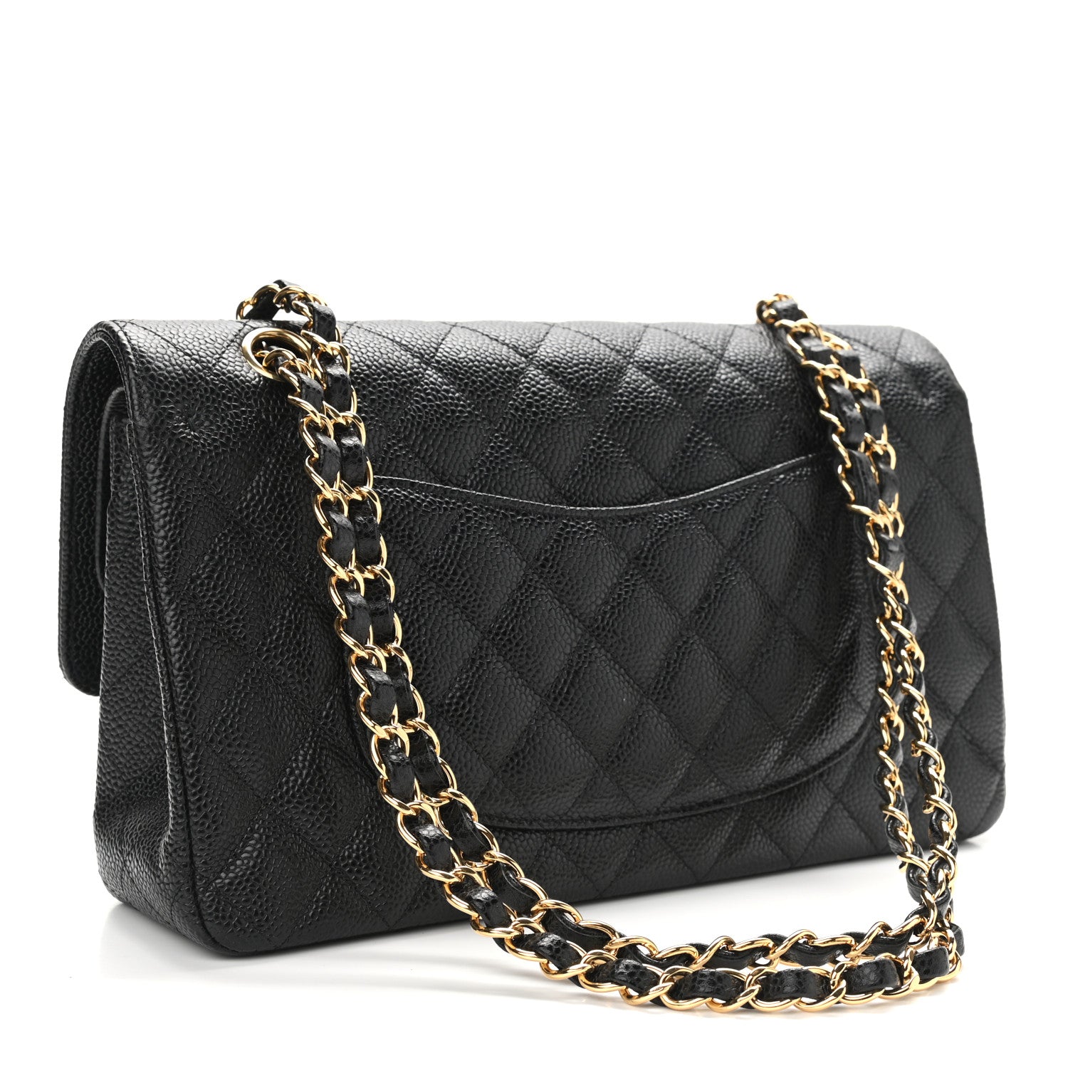 Chanel Caviar Quilted Medium Double Flap Black 4 of 9