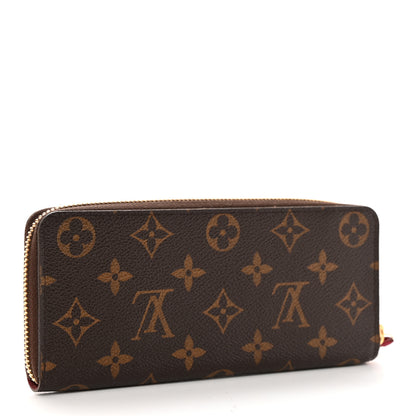 Louis Vuitton Monogram Clemence Wallet Fuchsia 3 of 13