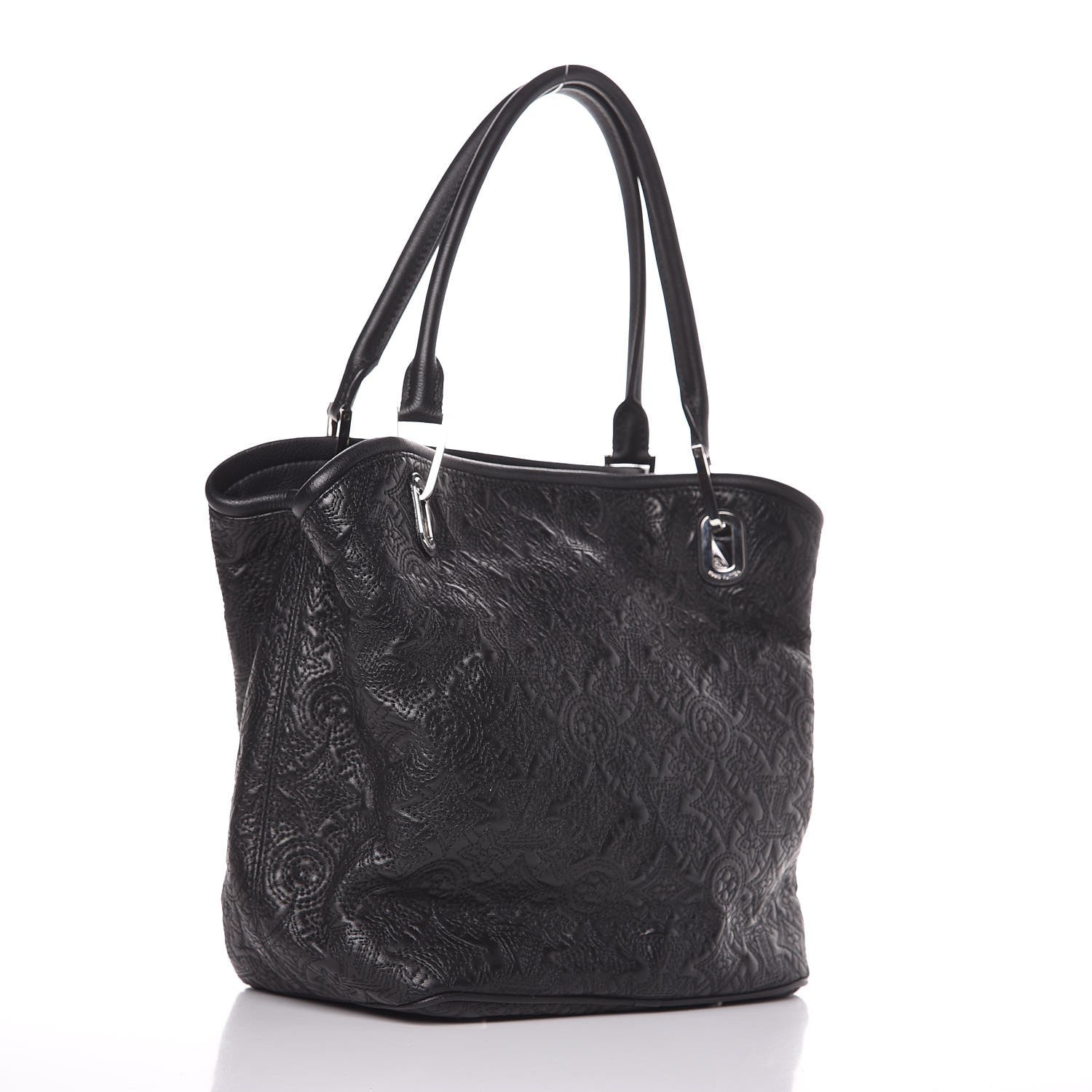 Louis Vuitton Monogram Lambskin Antheia Lilia PM Black 2 of 8