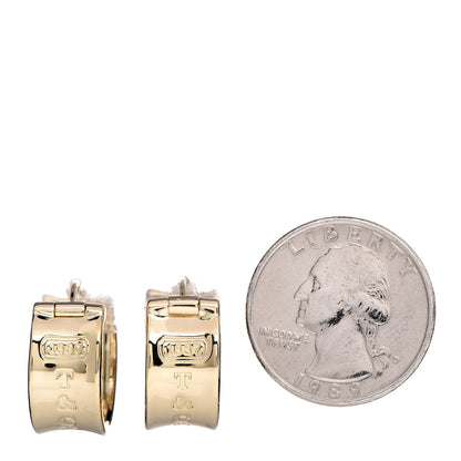 Tiffany 18K Yellow Gold 1837 Hoop Earrings 2 of 6