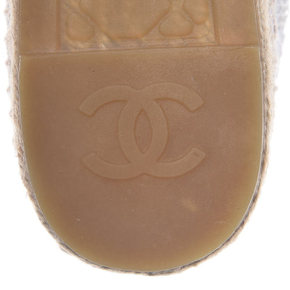 Chanel Patent Sequin CC Espadrilles 38 White 8 of 10