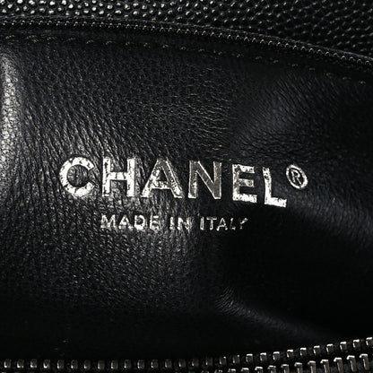 Chanel Caviar Lizard Embossed Quilted Small Coco Handle Flap Black 6 of 9