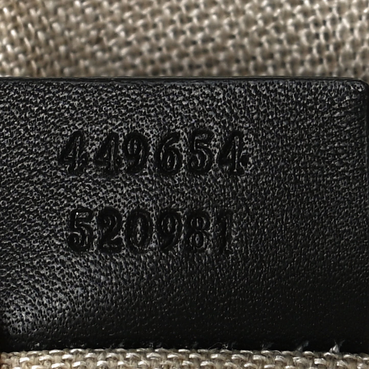 Microguccissima Mini Dome Bag Black