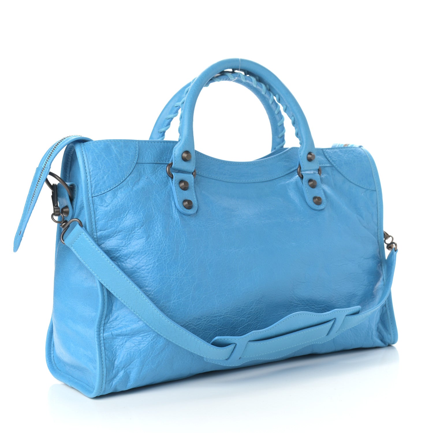 Balenciaga Agneau Classic Hardware City Bleu Azur Clair 3 of 9