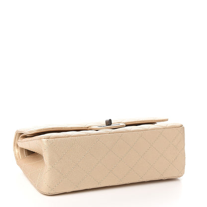 Chanel Metallic Sheepskin Quilted 2.55 Reissue 225 Flap Beige 3 of 9