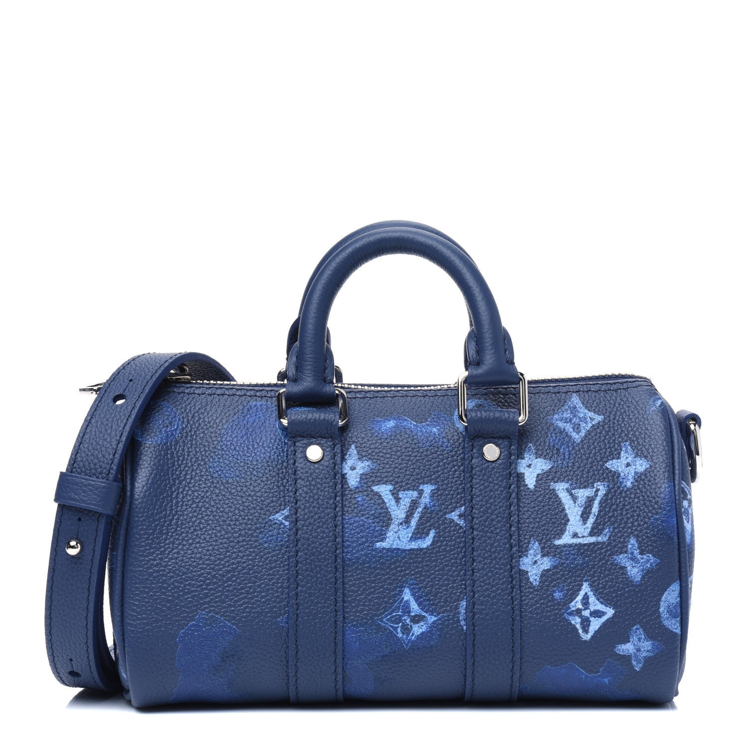 Louis Vuitton Monogram Ink Watercolor Keepall XS Blue 1 of 10