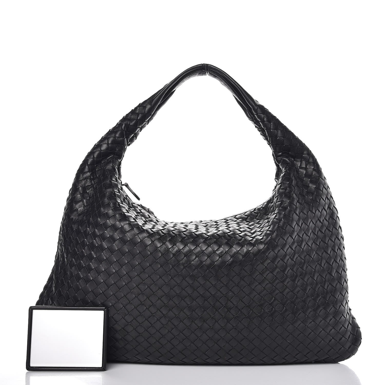 Bottega Veneta Nappa Intrecciato Large Veneta Hobo Nero Black 3 of 8