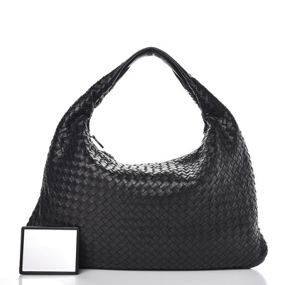 Bottega Veneta Nappa Intrecciato Large Veneta Hobo Nero Black 3 of 8