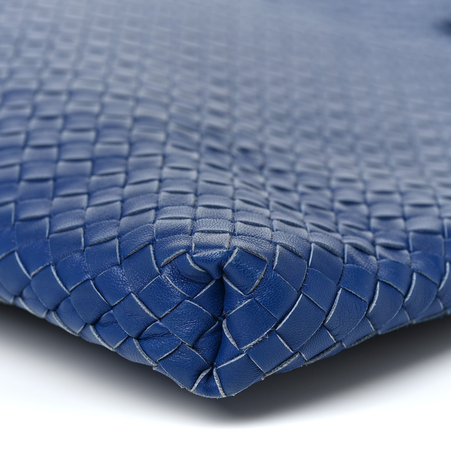 Bottega Veneta Nappa Intrecciato Maxi Convertible Tote Cobalt 9 of 11