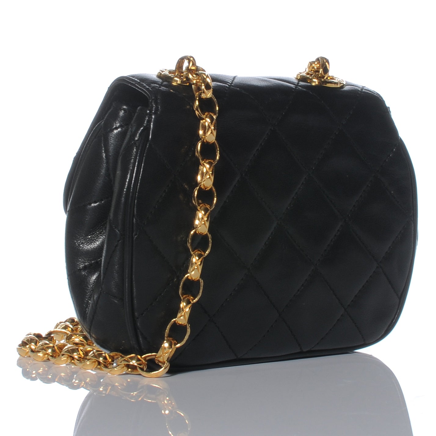 Lambskin Mini Flap Black