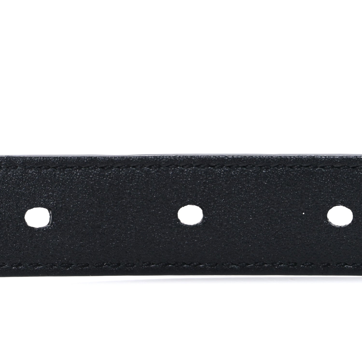 Saint Laurent Smooth Calfskin Monogram Square Buckle Belt 85 34 Black 4 of 6